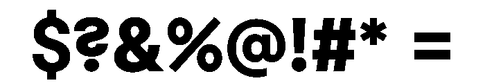 Macan Thai Extra Bold Font OTHER CHARS