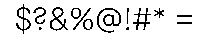 Macan Thai Light Font OTHER CHARS
