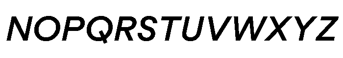 Macan Thai Semi Bold Italic Font UPPERCASE