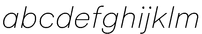 Macan Thin Italic FONT