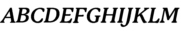 Mackinac Bold Italic Font UPPERCASE
