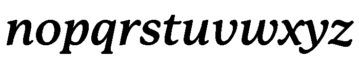Mackinac Bold Italic Font LOWERCASE