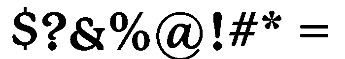 Mackinac Bold Font OTHER CHARS