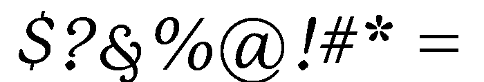 Mackinac Book Italic Font OTHER CHARS