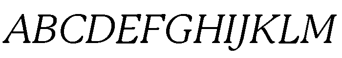 Mackinac Book Italic Font UPPERCASE