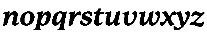 Mackinac Extra Bold Italic Font LOWERCASE