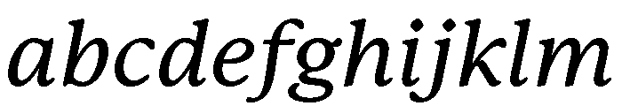 Mackinac Medium Italic FONT