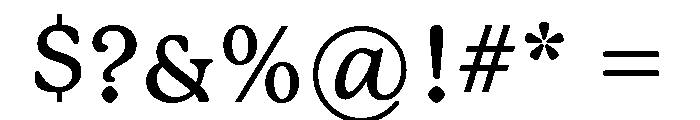 Mackinac Medium Font OTHER CHARS