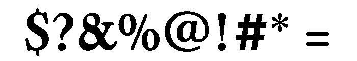 Madrid Bold Font OTHER CHARS
