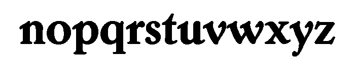 Madrid Bold Font LOWERCASE