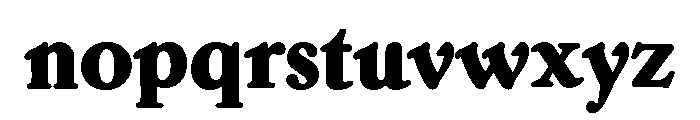 Madrid Extra Bold Font LOWERCASE
