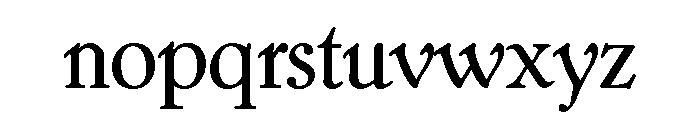 Madrid Light Font LOWERCASE