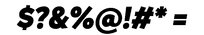 Magdelin Alt Black Italic Font OTHER CHARS