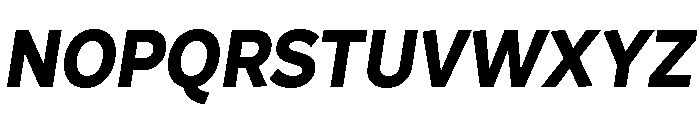 Magdelin Alt Extra Bold Italic Font UPPERCASE