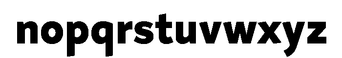 Magdelin Alt Extra Bold Font LOWERCASE