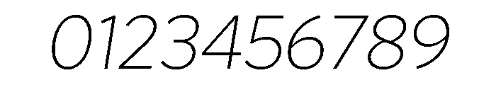 Magdelin Alt Extra Light Italic Font OTHER CHARS