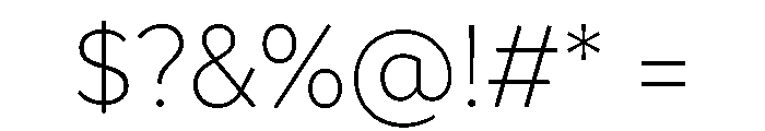 Magdelin Alt Extra Light Font OTHER CHARS