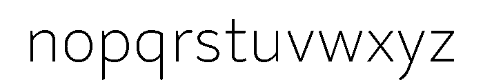 Magdelin Alt Extra Light Font LOWERCASE