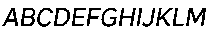 Magdelin Alt Medium Italic Font UPPERCASE