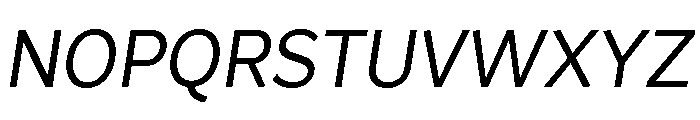 Magdelin Alt Text Italic Font UPPERCASE