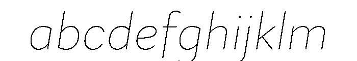 Magdelin Alt Thin Italic FONT