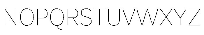 Magdelin Alt Thin Font UPPERCASE