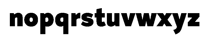Magdelin Black Font LOWERCASE