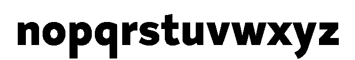 Magdelin Extra Bold Font LOWERCASE
