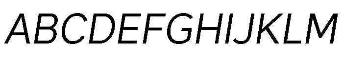 Magdelin Regular Italic Font UPPERCASE