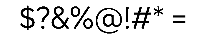 Magdelin Regular Font OTHER CHARS