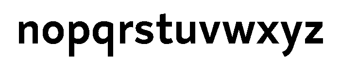Magdelin Semi Bold Font LOWERCASE