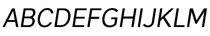 Magdelin Text Italic Font UPPERCASE