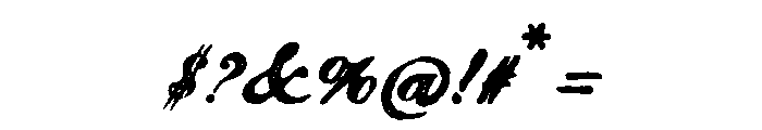 Magesta Script Bold Font OTHER CHARS