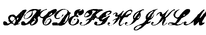 Magesta Script Bold Font UPPERCASE