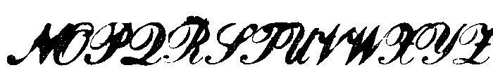 Magesta Script Bold Font UPPERCASE