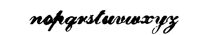 Magesta Script Bold Font LOWERCASE