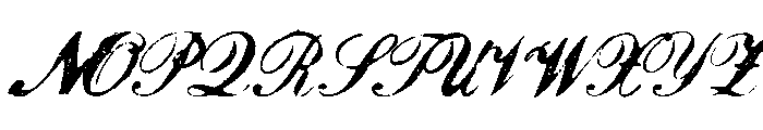 Magesta Script Light Font UPPERCASE