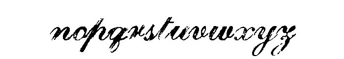 Magesta Script Light Font LOWERCASE