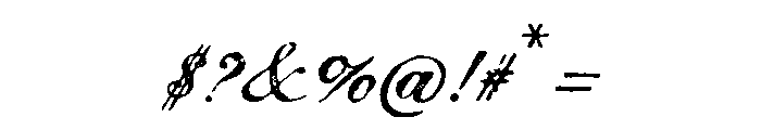 Magesta Script Mix Font OTHER CHARS