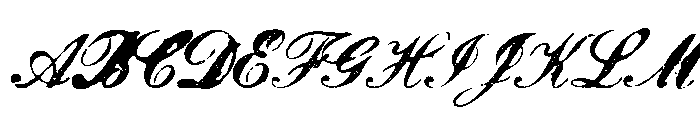 Magesta Script Mix Font UPPERCASE