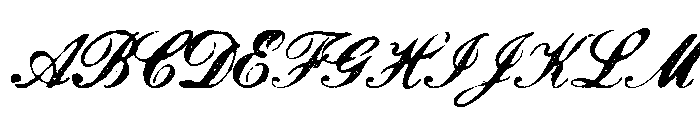 Magesta Script Regular Font UPPERCASE