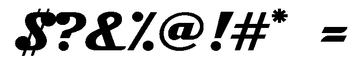 Magneto Bold Font OTHER CHARS