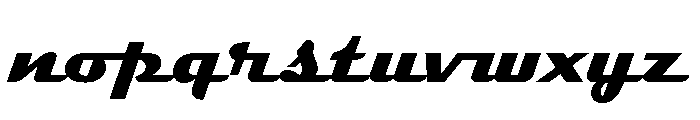 Magneto Bold Font LOWERCASE