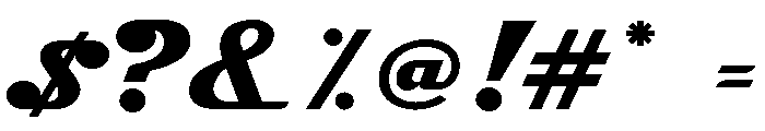 Magneto Extended Bold Font OTHER CHARS