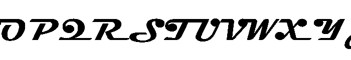 Magneto Extended Bold Font UPPERCASE