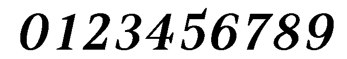 Mai Bold Italic Font OTHER CHARS