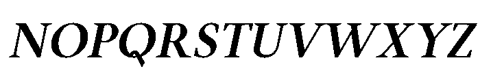 Mai Bold Italic Font UPPERCASE