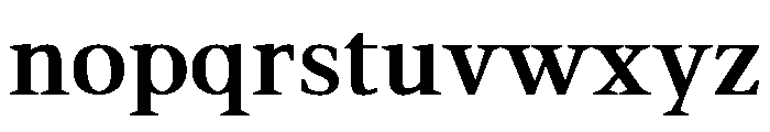 Mai Bold Font LOWERCASE