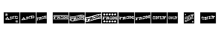 Mamute Catchwords Font UPPERCASE