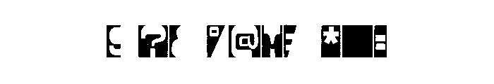 Mamute Condensed Layer 1 Font OTHER CHARS